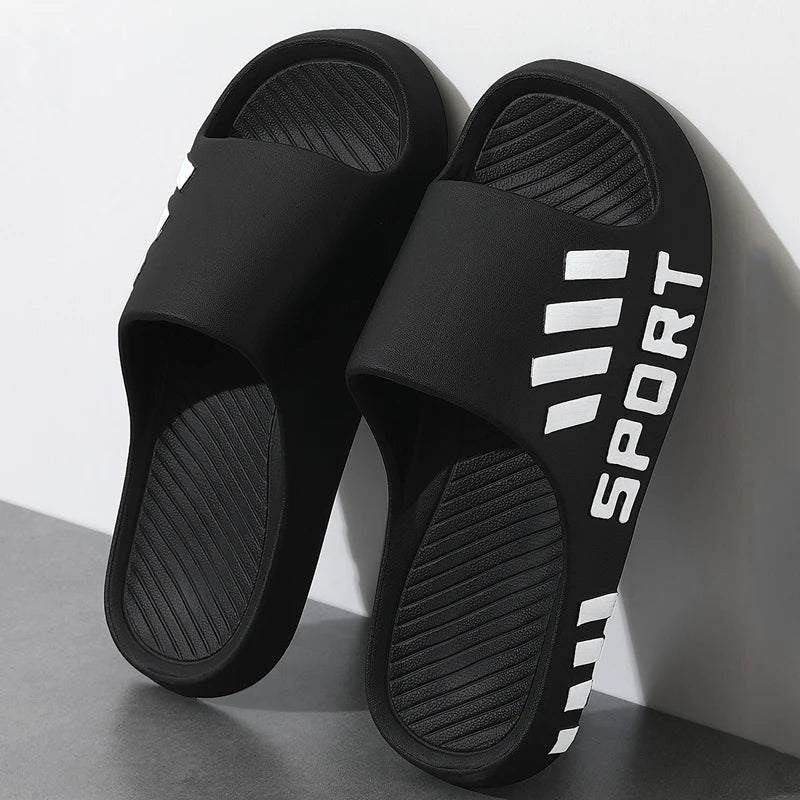 Men's Non-Slip Slide Slippers – Indoor & Outdoor Sandals