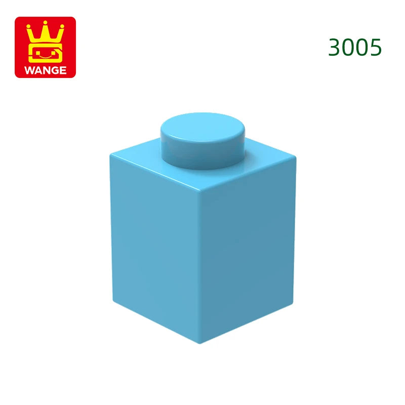 Wange 3005 1x1 Basic Brick MOC Parts – 232pcs Bulk Pack