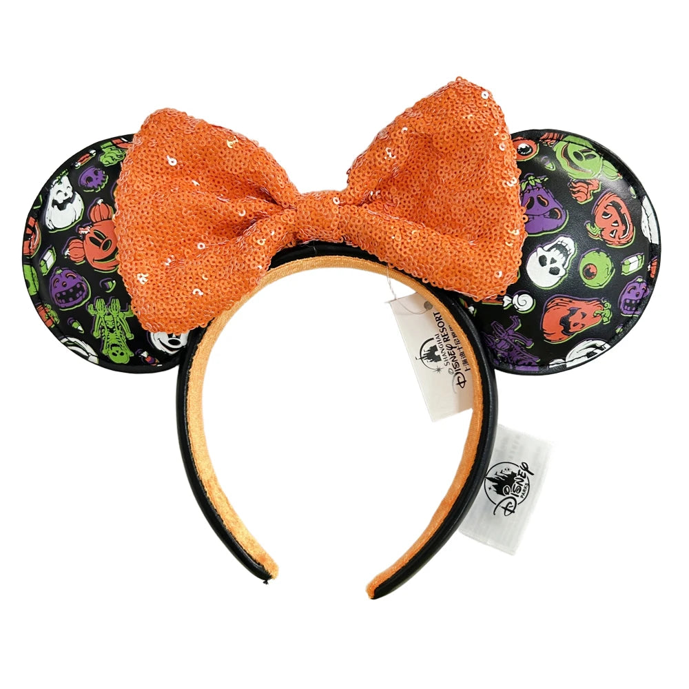 Mickey Minnie Mouse Ear Headband – Disney Sequin & Bow Styles for Adults & Kids