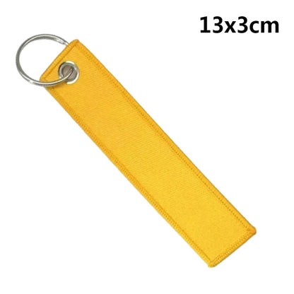 Custom Embroidered Polyester Keychain – Personalized Name Tag