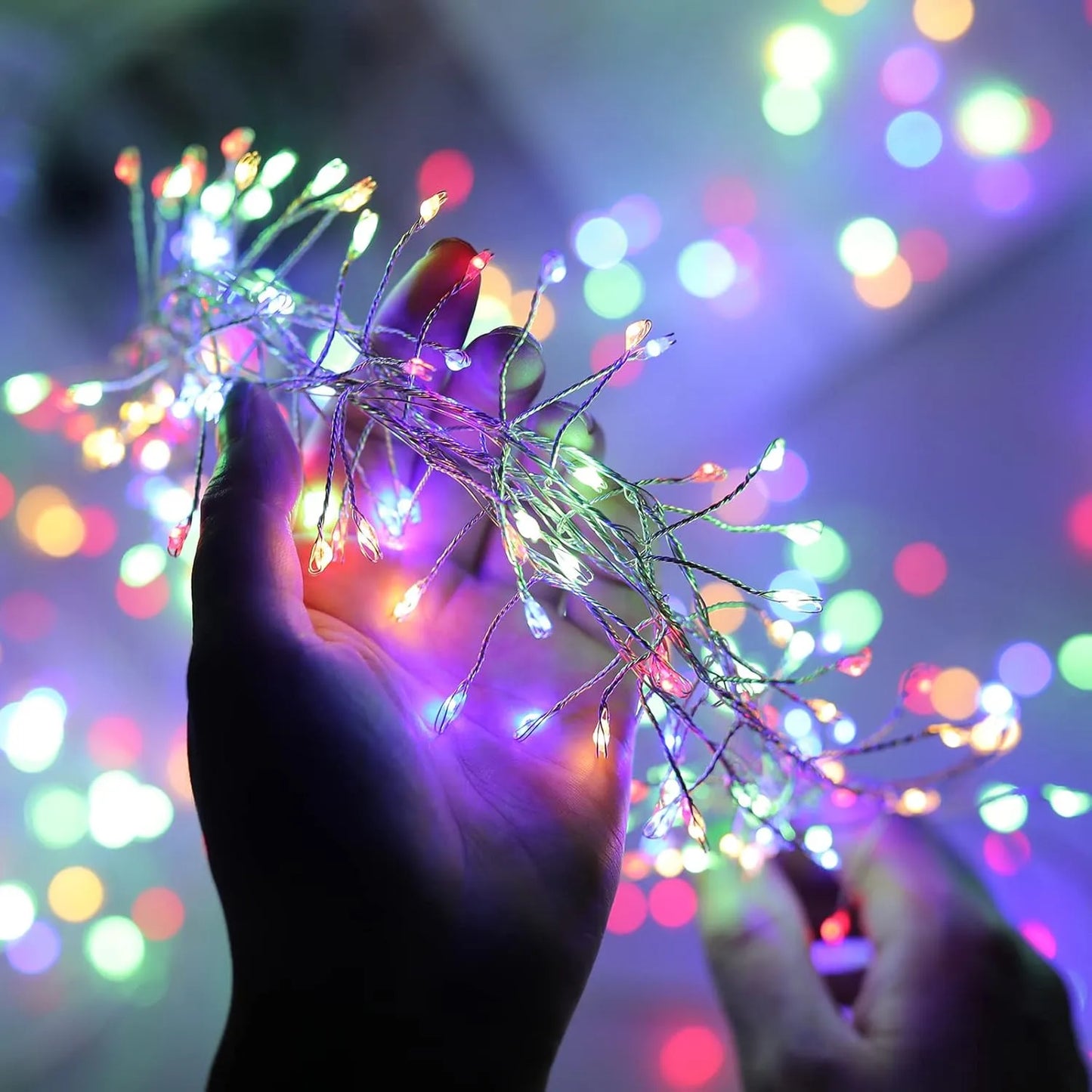 LED Firecracker Fairy String Lights – USB Powered with Remote Control, 3/6/9M