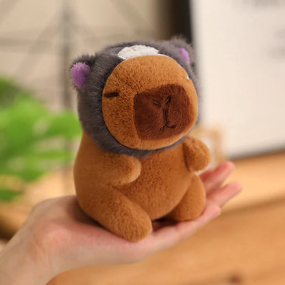 Capybara Cosplay Plush Keychain – 4.7in, 24 Styles