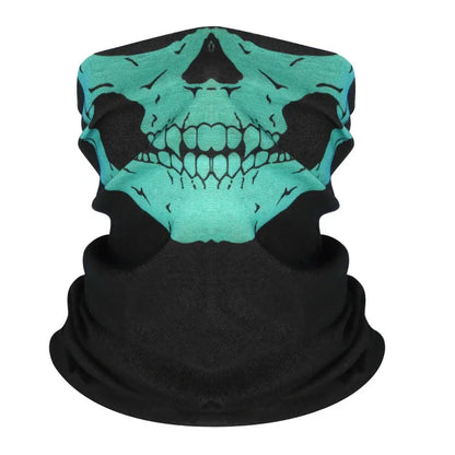 Skull Face Mask Halloween Skeleton Neck Gaiter Costume