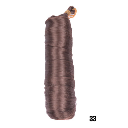 French Curl Braiding Hair 24 Inch – Pre-Stretched Synthetic Spiral Braids for Women