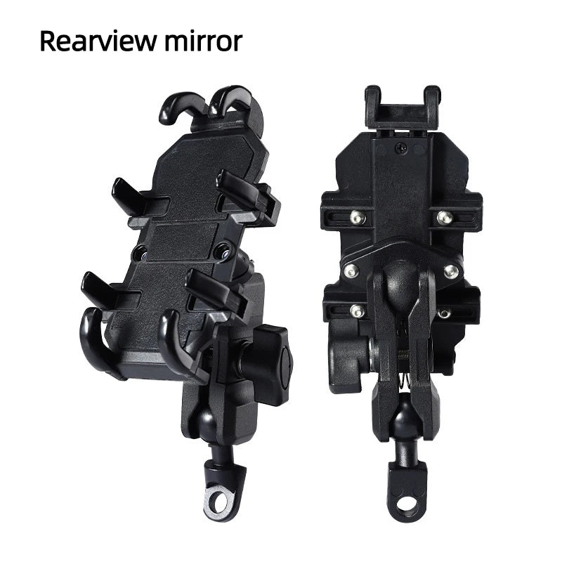 Motorcycle Bike Phone Holder Aluminum Handlebar GPS Mount Bracket