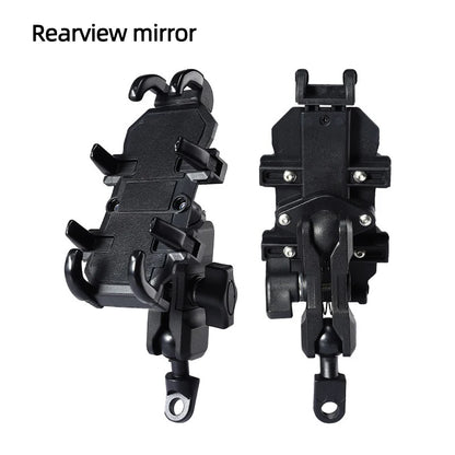 Motorcycle Bike Phone Holder Aluminum Handlebar GPS Mount Bracket