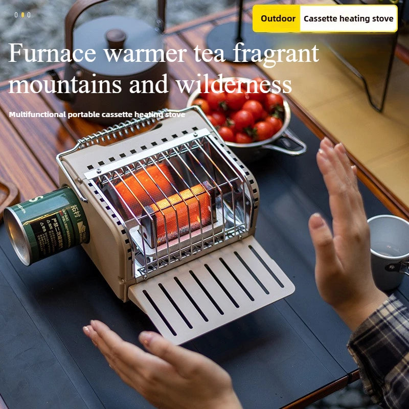 Portable Camping Gas Heater Mini Cassette Stove 1200W