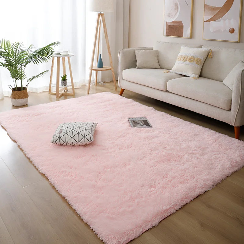Fluffy Shaggy Area Rug – Soft Non-Slip Carpet for Living Room & Bedroom