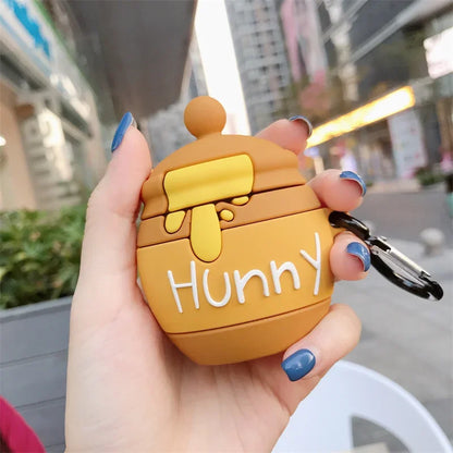 Cute Cartoon Snack AirPods Case – Fun 3D Silicone Protective Cover