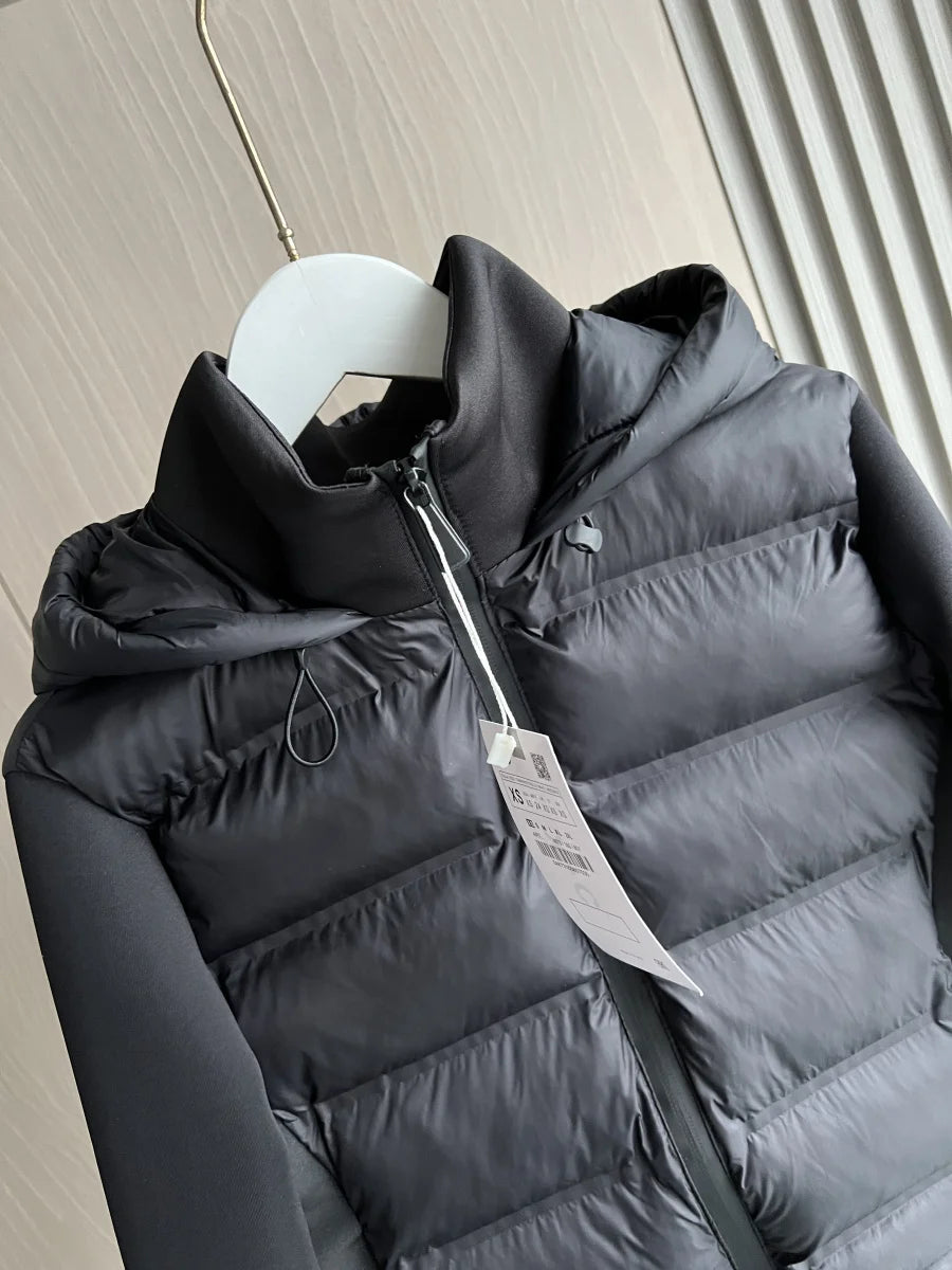 Women's Lightweight Hooded Down Jacket – Warm Winter Coat