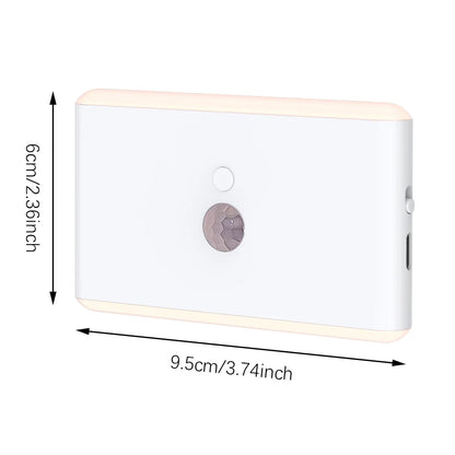 Motion Sensor LED Night Light – USB Rechargeable, Color-Changing