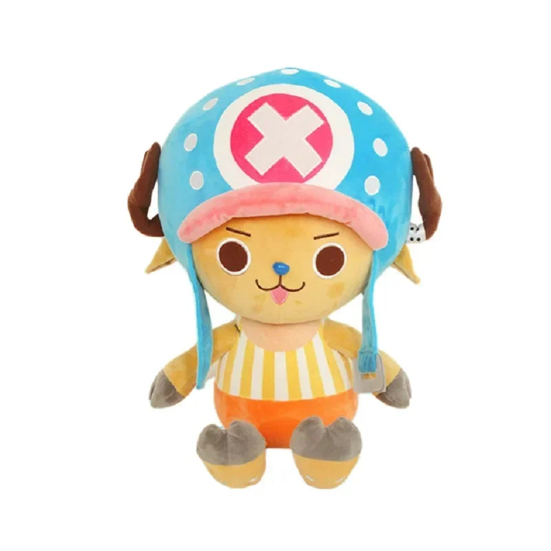 25CM One Piece Zoro Luffy Chopper Plush Doll