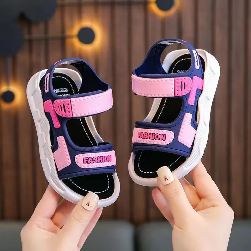 Kids Sport Sandals – Soft Sole Anti-Slip Summer Beach Shoes