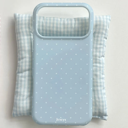 Cute Polka Dot Contrasting iPhone Case