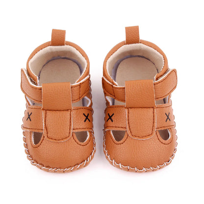 Baby Hollow Sandals – Soft PU Sole for Boys & Girls 0–18 Months