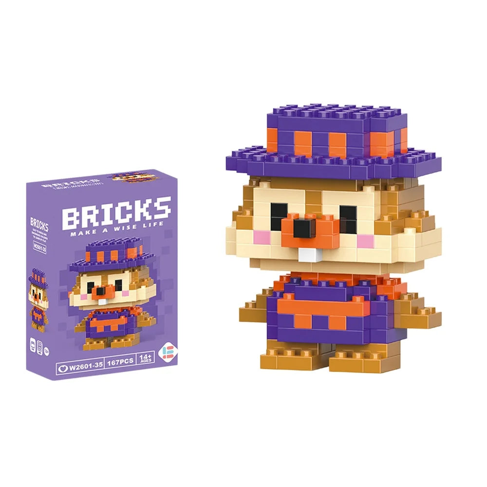 Cartoon Character Mini Building Blocks Set – DIY Brick Figures