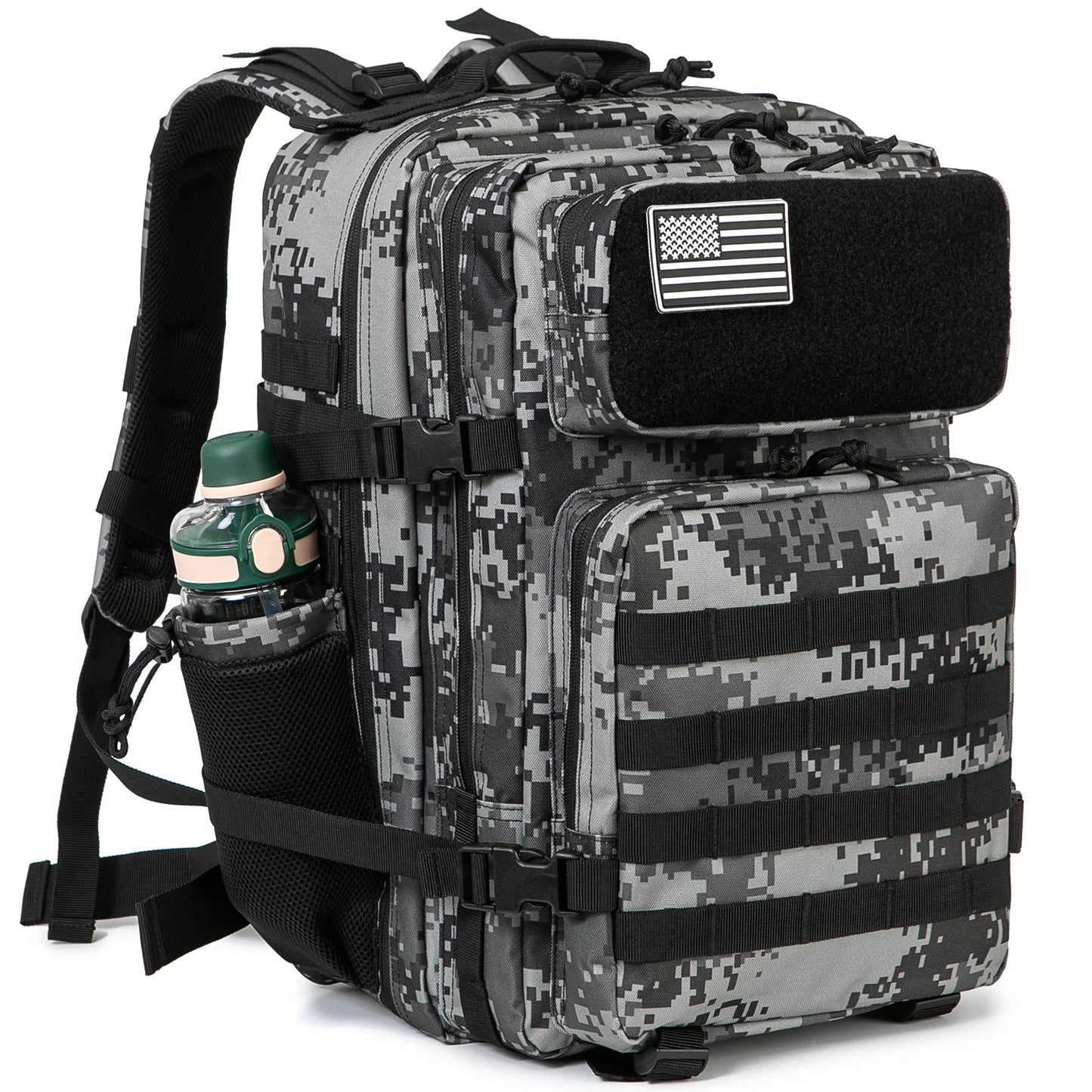 45L Tactical Backpack – Military MOLLE Rucksack for Hiking, Gym & Outdoor