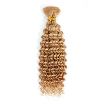 Deep Wave Human Braiding Hair Bulk 100g No Weft for Boho Braids