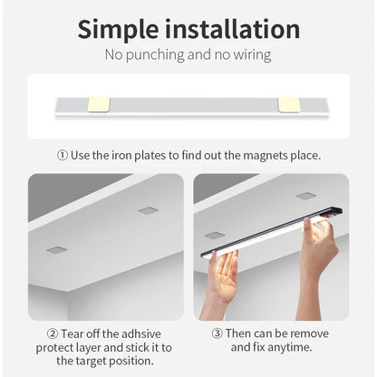 USB Rechargeable Motion Sensor LED Light – Cabinet & Wardrobe