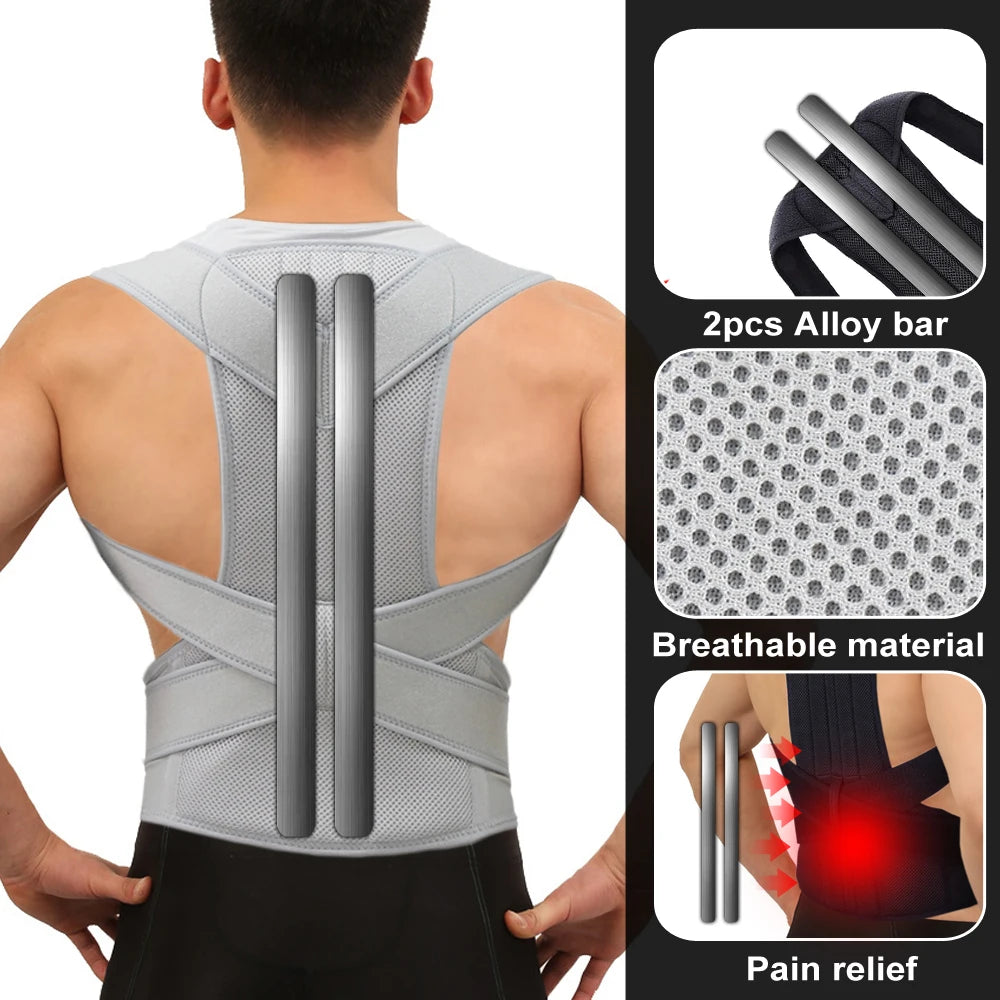 Posture Corrector Back Brace – Clavicle & Shoulder Support for Men & Women