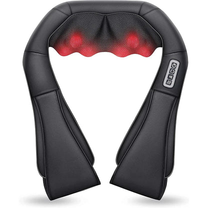 Shiatsu Neck & Shoulder Massager with Heat – U-Shape Deep Kneading