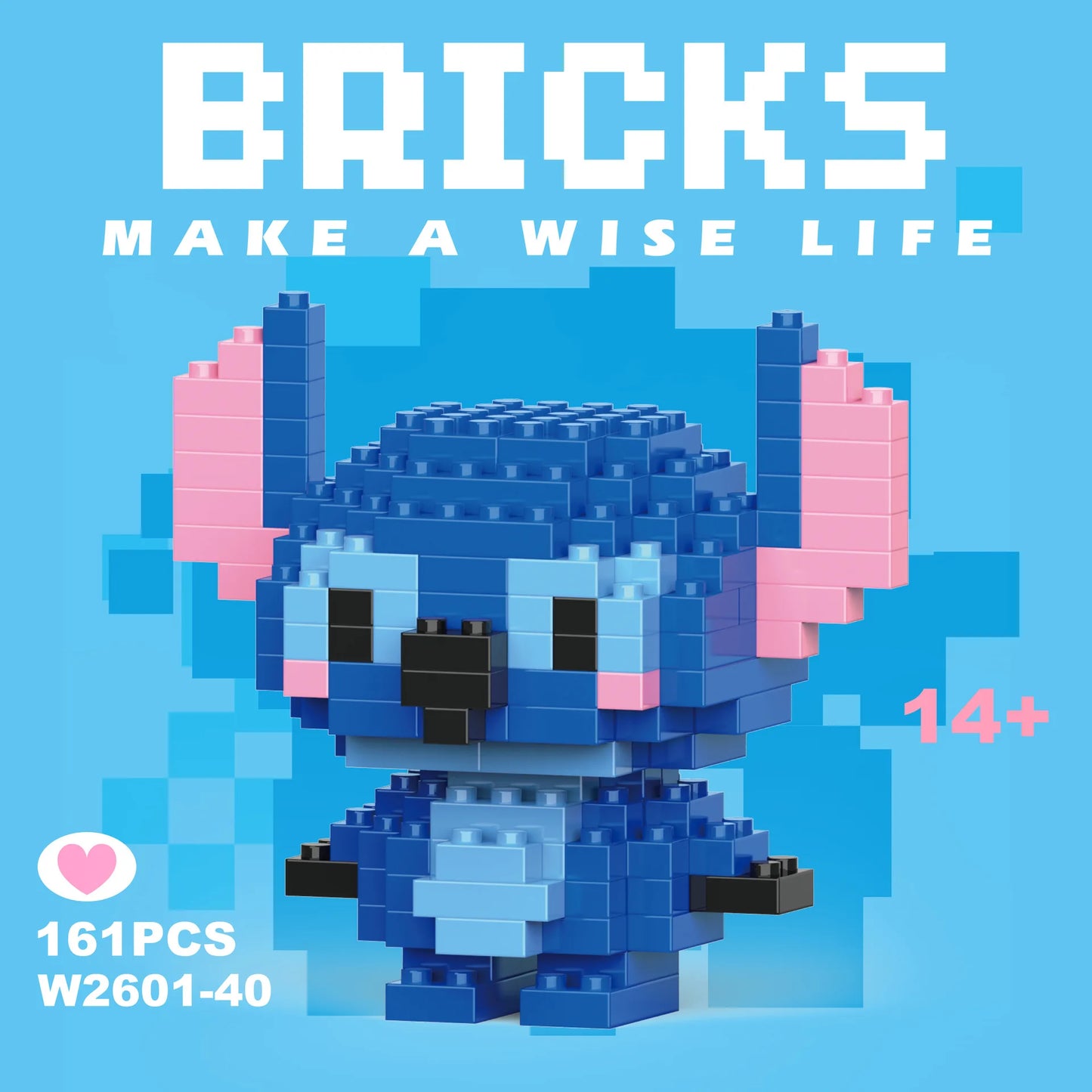 Disney Character Mini Building Blocks Set – Micro Bricks Figures 135–214 PCS