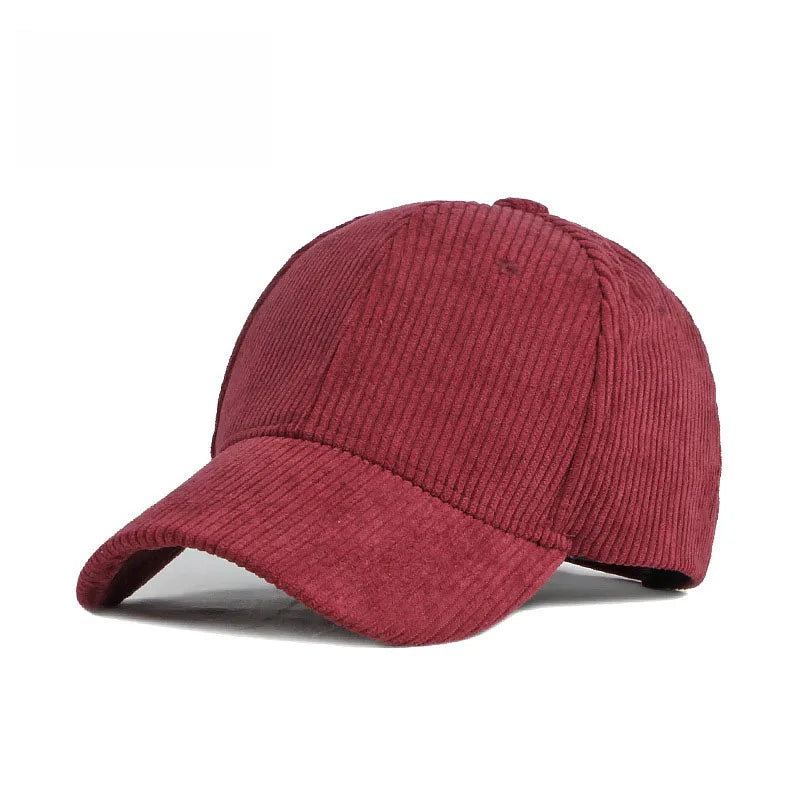 Solid Color Baseball Cap – Unisex Retro Adjustable Hat