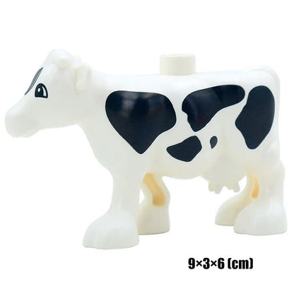 Animal Building Block Figures – Duplo-Compatible Wildlife & Farm Animals