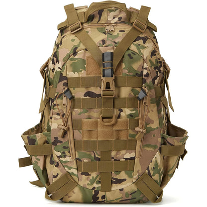 40L Tactical Backpack – MOLLE Hiking & Survival Bag