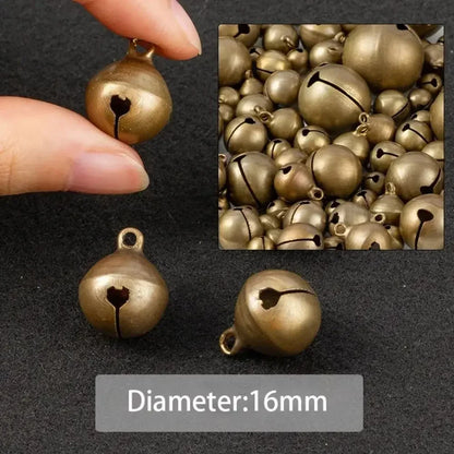 Bronze Metal Jingle Bells for DIY Crafts & Christmas Decor