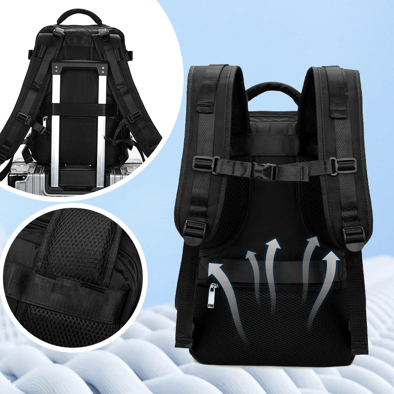 Travel Backpack Large Capacity – Lightweight Laptop School Bag