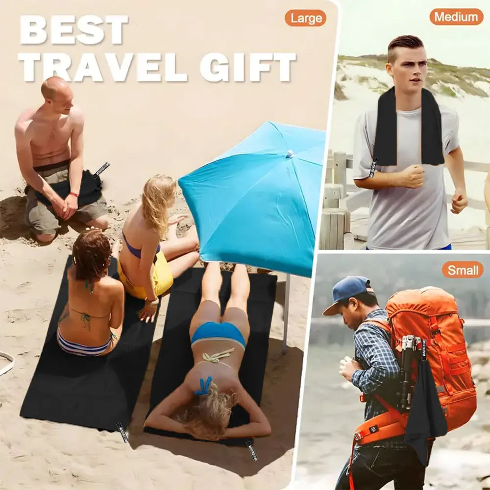Microfiber Towel – Quick-Dry Sports, Beach & Travel Towel