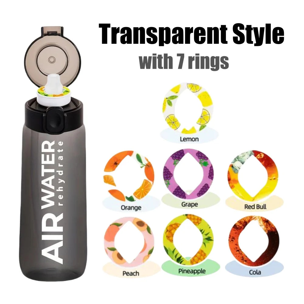 750ML Fruit Flavor Sports Water Bottle with 7 Pods