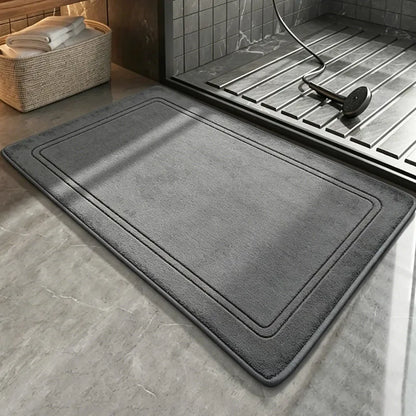 Soft Bathroom Rug – Quick Dry, Non-Slip Bath Mat