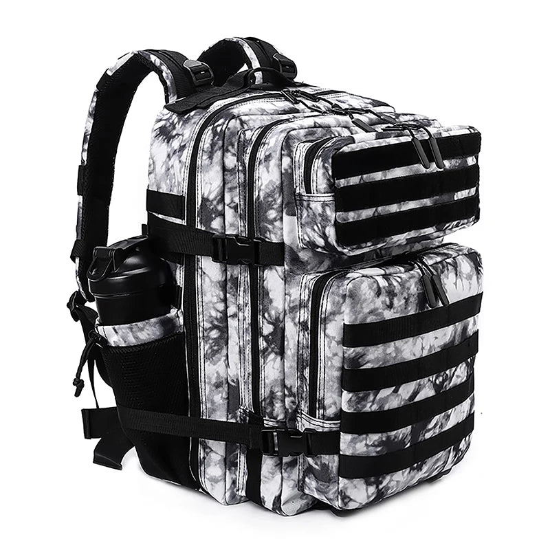 45L Tactical Backpack – Large Military Rucksack for Hiking & Gym