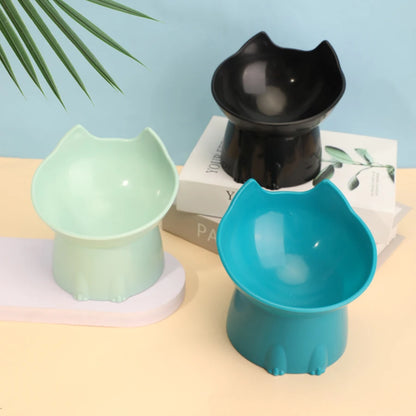 Elevated Cat Bowl – Anti-Tip Raised Food & Water Dish