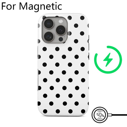 Y2K Small Polka Dots iPhone Case
