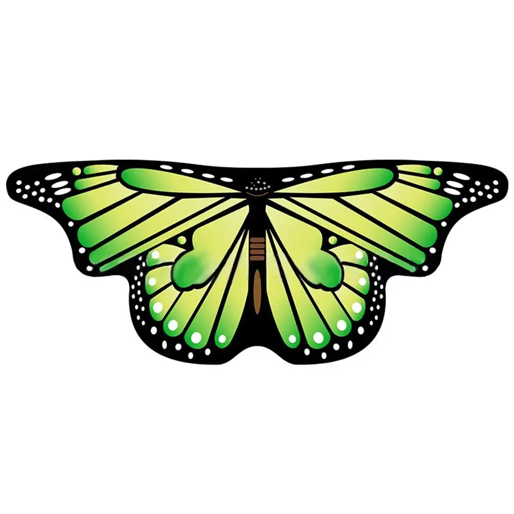 Kids Butterfly Wings Cape – Girls Fairy Costume Shawl