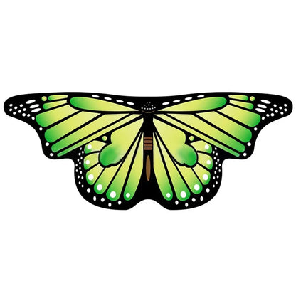 Kids Butterfly Wings Cape – Girls Fairy Costume Shawl