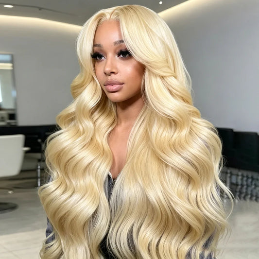 613 Blonde Body Wave Wig – 13x6 HD Lace Frontal 100% Human Hair