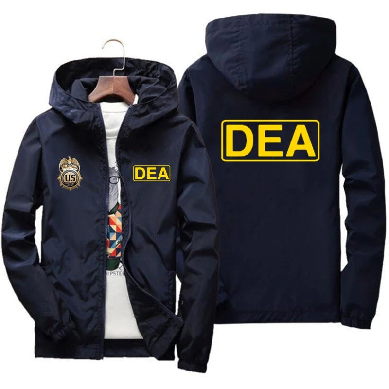 DEA Print Men's Hooded Windbreaker Jacket