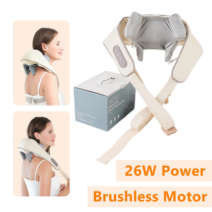 Neck & Shoulder Massager Shawl – Wireless Kneading Relief