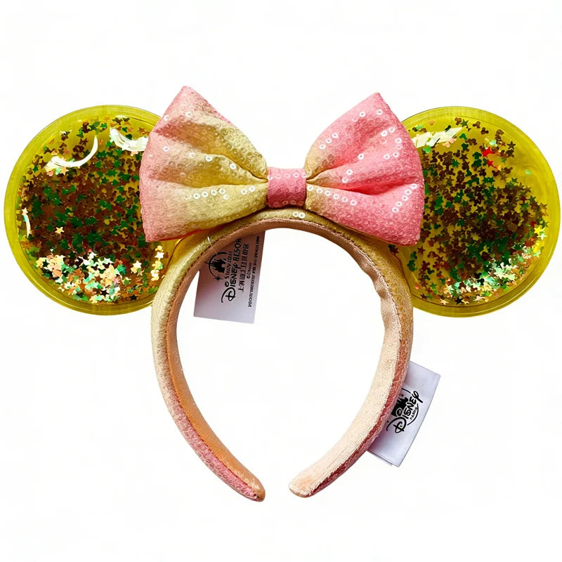 Disney Minnie Mouse Ears Headband – Plush Bow for Adults & Kids