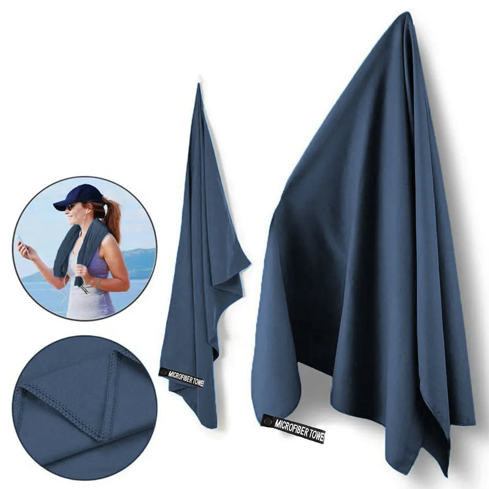 Microfiber Towel – Quick-Dry Sports, Beach & Travel Towel