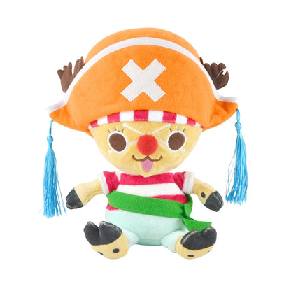 25CM One Piece Luffy Chopper Ace Zoro Plush Doll