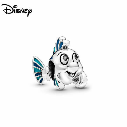 Disney S925 Silver Princess Charm Bead – Fits Pandora Bracelet & Necklace