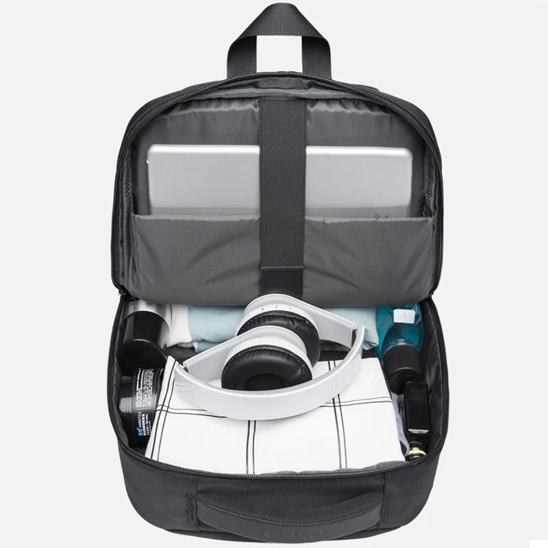 BANGE Laptop Backpack with USB Charging Port – Men's Business Travel School Bag