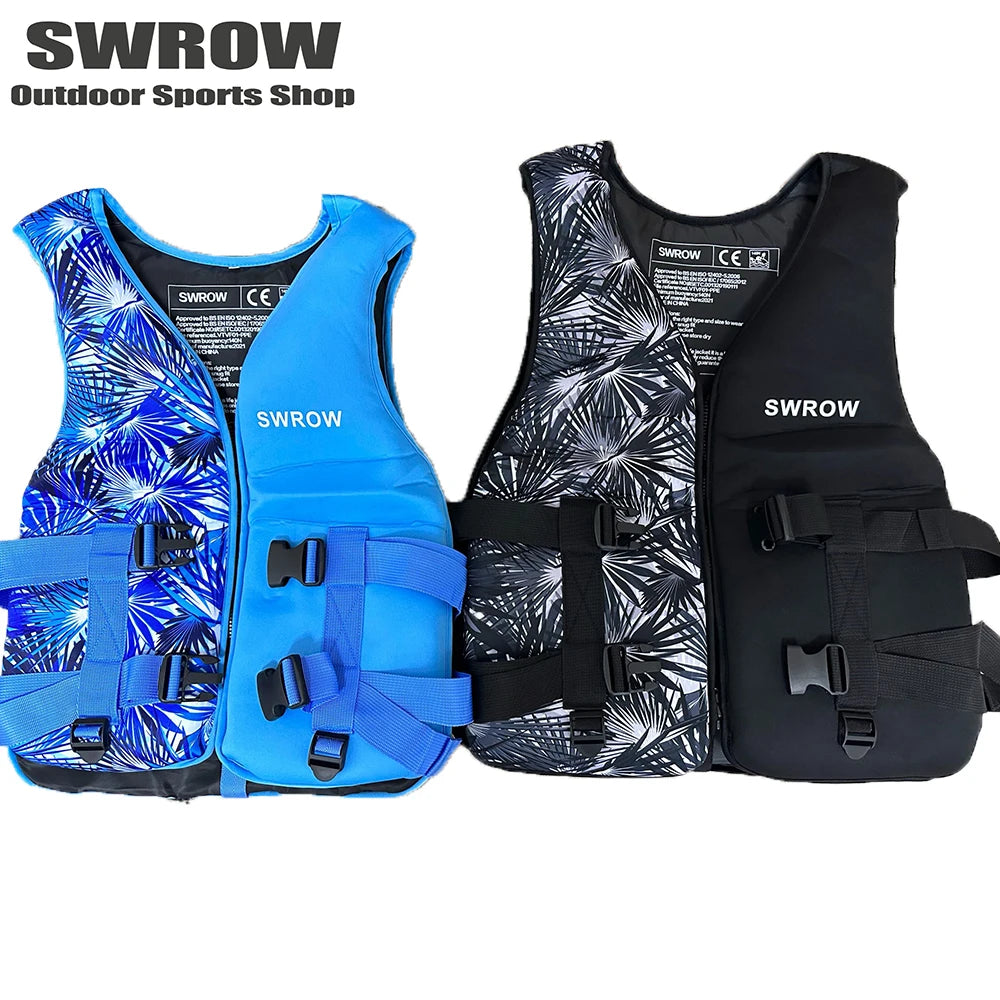 Neoprene Life Jacket Buoyancy Vest for Adults & Kids – Kayak, Surf, Swim