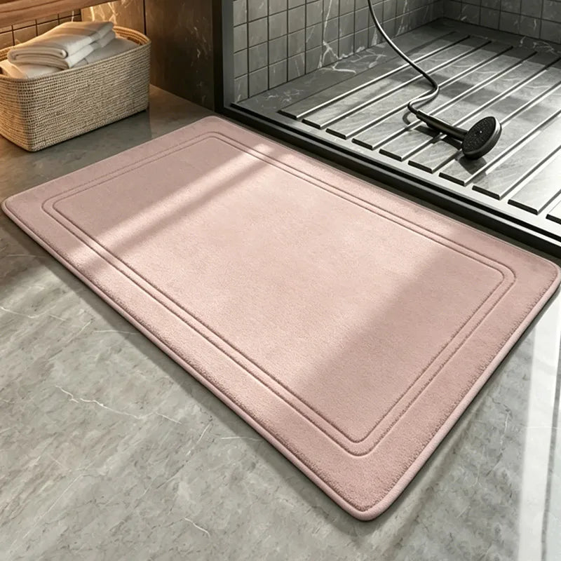 Soft Bathroom Rug – Quick Dry, Non-Slip Bath Mat