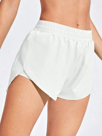 Women's High Waist Yoga Shorts – Seamless Stretch Activewear